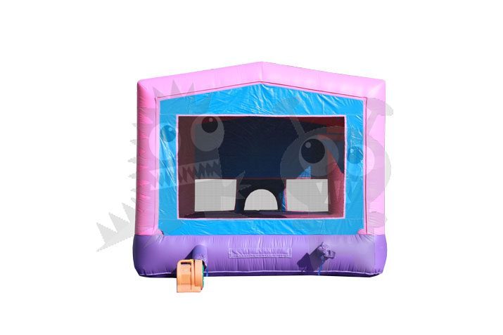 13x13 Pink/Purple Bounce House Jumper with Basketball Hoop Commercial Inflatable For Sale