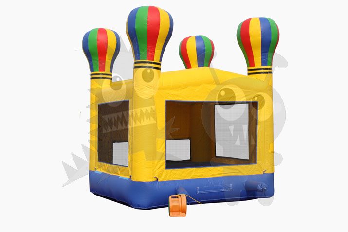 13x13 Hot Air Balloon Bounce House Jumper with Basketball Hoop Commercial Inflatable For Sale