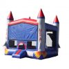 BOU-125-01 13×13 3-D Rocket Ship Bounce House Jumper with Basketball Hoop Commercial Inflatable For Sale