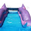 COM-510-9 Pink Purple Castle 5-in-1 Combo Bounce House Jumper Wet/Dry with Slide Pool and Basketball Hoop Commercial Inflatable For Sale