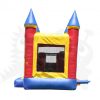COM-511-13 Red Yellow Blue Mini Castle 5-in-1 Combo Bounce House Jumper Wet/Dry with Slide Pool and Basketball Hoop Commercial Inflatable For Sale