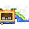 COM-513-3 Tropical Palm Tree Bounce House Jumper Wet/Dry with Slide Pool and Basketball Hoop Commercial Inflatable For SaleTropical Palm Tree Bounce House Jumper Wet/Dry with Slide Pool and Basketball Hoop Commercial Inflatable For Sale