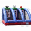 spo-31ss-01 Inflatable 3-in-1 Sports Center Game with Basketball, Football, and Soccer Commercial Inflatable for Sale