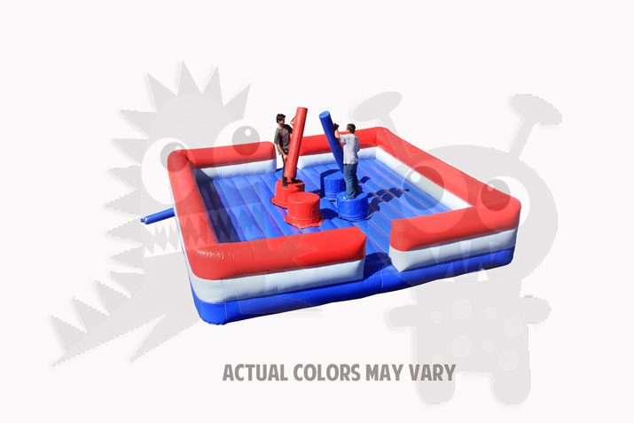Inflatable Sports Quad Jousting Red White Blue Commercial Inflatable For Sale