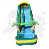 WAT-TRO38118-02 18′ Tropical Palm Tree Wet/Dry Water Slide Commercial Inflatable For Sale
