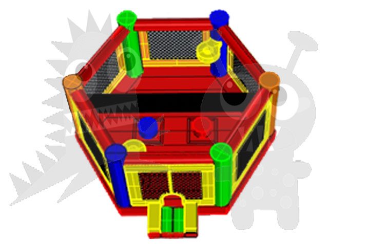 Inflatable Multiple Games Octodome Sports Game Commercial Inflatable For Sale