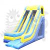 WAT-PS2518 18′ Blue Yellow Inflatable Inground Pool One Lane Water Slide Wet or Dry Commercial Inflatable For Sale
