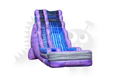 20' PURPLE MARBLE WET/DRY WATER SLIDE COMMERCIAL INFLATABLE FOR SALE
