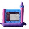 BOU-110 13×13 Pink/Purple Castle Bounce House Jumper with Basketball Hoop Commercial Inflatable For Sale