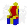 ACC-KC-23 Large Inflatable King Chairs Commercial Inflatable For Sale