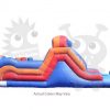 obs-35-02 Commercial Inflatable Obstacle Course Wet/Dry Slide Commercial Inflatable For Sale