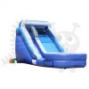 WAT-2012-01 12′ Silver and Blue Wet/Dry Slide Single Lane Commercial Inflatable For Sale