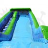 WAT-2516-03 16′ Green & Blue Wet/Dry Slide Single Lane Commercial Inflatable For Sale
