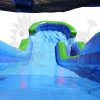 WAT-2516-04 16′ Green & Blue Wet/Dry Slide Single Lane Commercial Inflatable For Sale