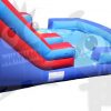 wat-dz31419-09 19′ Double Wave Double Lane Wet/Dry Slide Commercial Inflatable For Sale