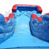 WAT-TSU3218-BLUMAR-06 18′ Tsunami Blue Marble Wet/Dry Slide Commercial Inflatable For Sale