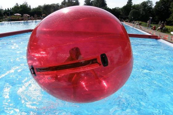Inflatable PVC Bumper Balls Clear/Red or Clear/Blue Commercial Inflatable For Sale