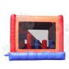 COM-C5 5-in-1 Orange Blue Combo with Slide, Climbing Wall, and Hoop Commercial Inflatable For Sale5-in-1 Orange Blue Combo Bounce House with Slide, Climbing Wall, and Hoop Commercial Inflatable For Sale