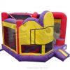 COM-C55 5-in-1 Colorful Combo with Slide, Climbing Wall, Obstacles, and Hoop Commercial Inflatable For Sale