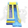 WAT-PS2518 18′ Blue Yellow Inflatable Inground Pool One Lane Water Slide Wet or Dry Commercial Inflatable For Sale