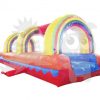 WAT-SSR27-26 27′ Multicolor Rainbow Inflatable Water Slide Slip ‘n Slide Commercial Inflatable For Sale