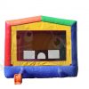 BOU-056-Rear Multicolor Rainbow Circus Castle Inflatable Bounce House Jumper Commercial Inflatable For Sale