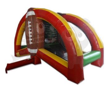 Inflatable Quarterback Challenge Football Toss Game Commercial Inflatable For Sale