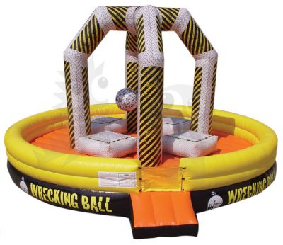 Inflatable Wrecking Ball Game 20' 25' Commercial Inflatable For Sale