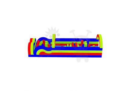42' Commercial Inflatable Obstacle Course Without Slide Wet/Dry Commercial Inflatable For Sale